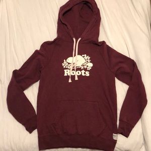 Maroon Roots Canada Hoodie